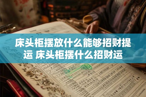 床头柜摆放什么能够招财提运 床头柜摆什么招财运