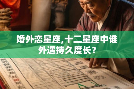 婚外恋星座,十二星座中谁外遇持久度长? 婚外恋星座,十二星座中谁外遇持久度长?