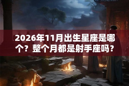 2026年11月出生星座是哪个？整个月都是射手座吗？