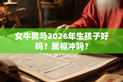 女牛男马2026年生孩子好吗？属相冲吗？