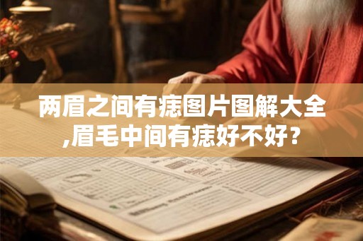 两眉之间有痣图片图解大全,眉毛中间有痣好不好？