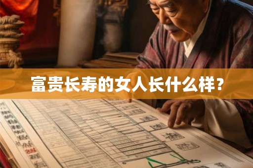 富贵长寿的女人长什么样？