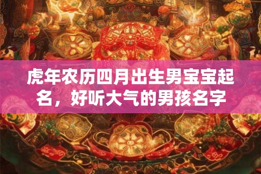虎年农历四月出生男宝宝起名，好听大气的男孩名字