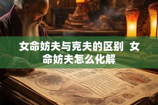 女命妨夫与克夫的区别  女命妨夫怎么化解
