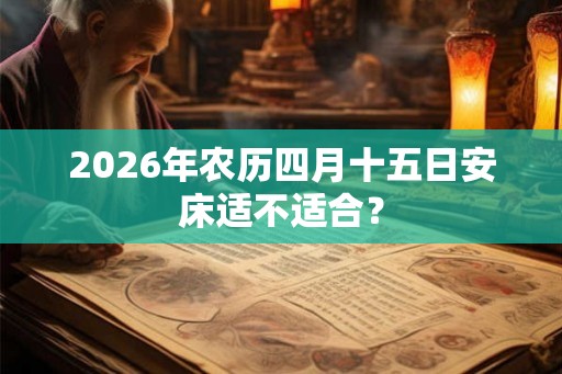 2026年农历四月十五日安床适不适合？