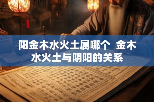 阳金木水火土属哪个 金木水火土与阴阳的关系 阳金木水火土属哪个 金木水火土与阴阳的关系