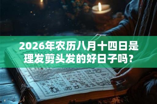 2026年农历八月十四日是理发剪头发的好日子吗？