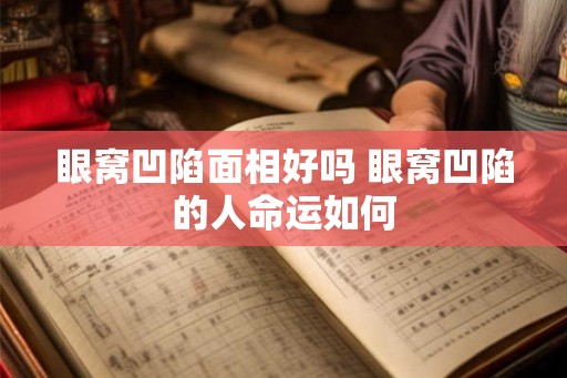 眼窝凹陷面相好吗 眼窝凹陷的人命运如何 眼窝凹陷面相好吗 眼窝凹陷的人命运如何