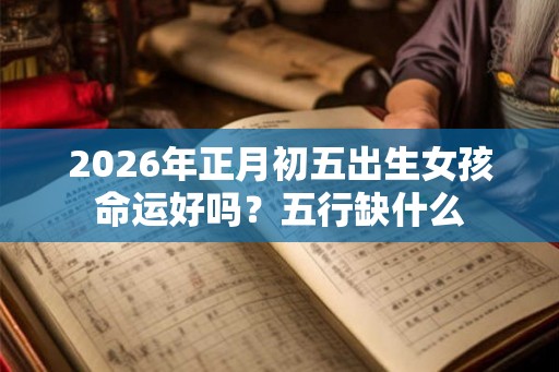 2026年正月初五出生女孩命运好吗？五行缺什么