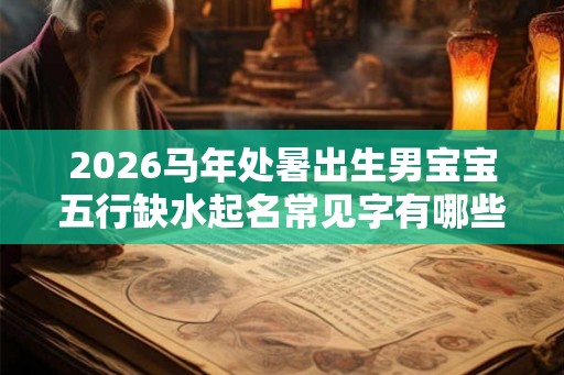 2026马年处暑出生男宝宝五行缺水起名常见字有哪些