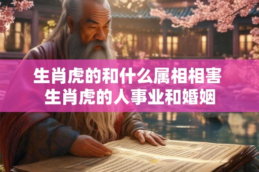 生肖虎的和什么属相相害 生肖虎的人事业和婚姻 生肖虎的和什么属相相害 生肖虎的人事业和婚姻