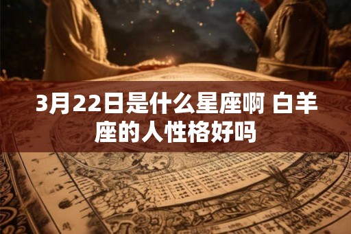 3月22日是什么星座啊 白羊座的人性格好吗