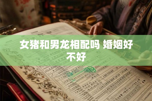 女猪和男龙相配吗 婚姻好不好