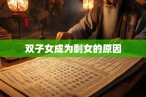 双子女成为剩女的原因 双子女成为剩女的原因