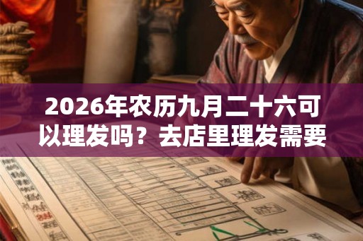 2026年农历九月二十六可以理发吗？去店里理发需要注意什么？