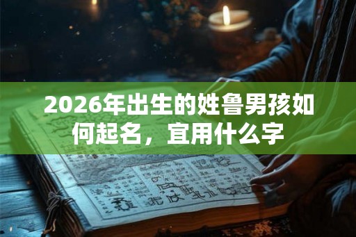 2026年出生的姓鲁男孩如何起名，宜用什么字
