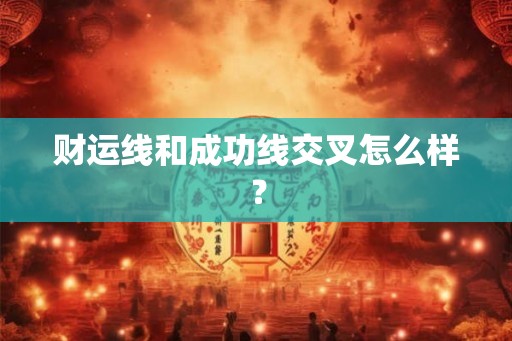 财运线和成功线交叉怎么样？