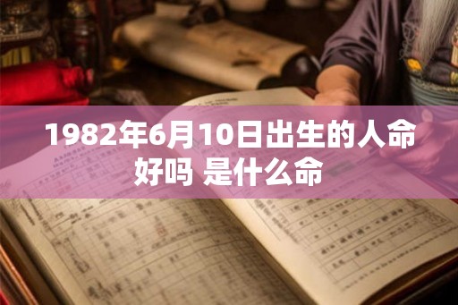1982年6月10日出生的人命好吗 是什么命