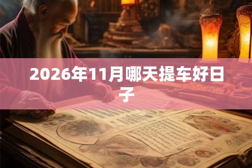 2026年11月哪天提车好日子