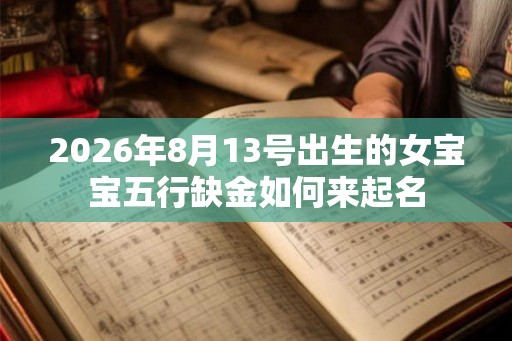 2026年8月13号出生的女宝宝五行缺金如何来起名