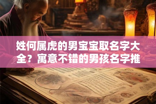 姓何属虎的男宝宝取名字大全？寓意不错的男孩名字推荐