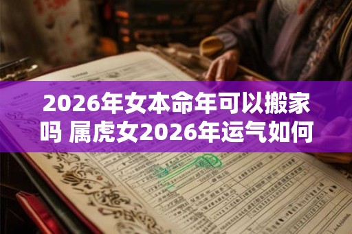 2026年女本命年可以搬家吗 属虎女2026年运气如何 2026年女本命年可以搬家吗 属虎女2026年运气如何