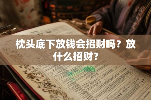 枕头底下放钱会招财吗？放什么招财？