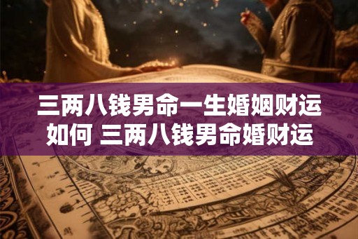 三两八钱男命一生婚姻财运如何 三两八钱男命婚财运如何