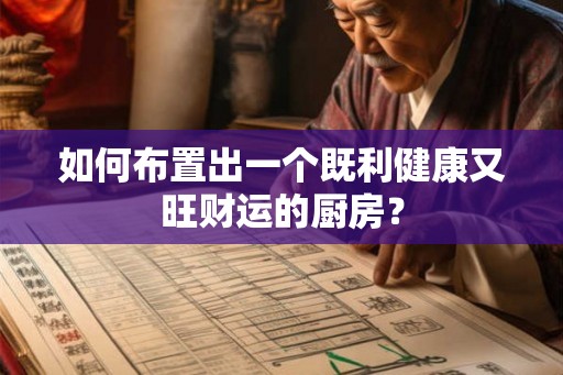 如何布置出一个既利健康又旺财运的厨房？