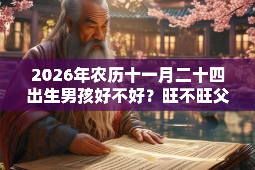 2026年农历十一月二十四出生男孩好不好？旺不旺父母？