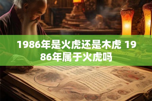 1986年是火虎还是木虎 1986年属于火虎吗