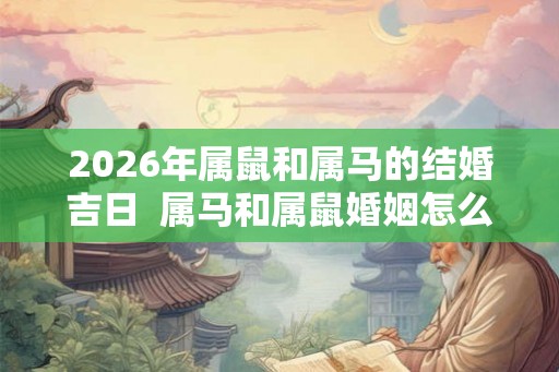 2026年属鼠和属马的结婚吉日 属马和属鼠婚姻怎么样 2026年属鼠和属马的结婚吉日 属马和属鼠婚姻怎么样