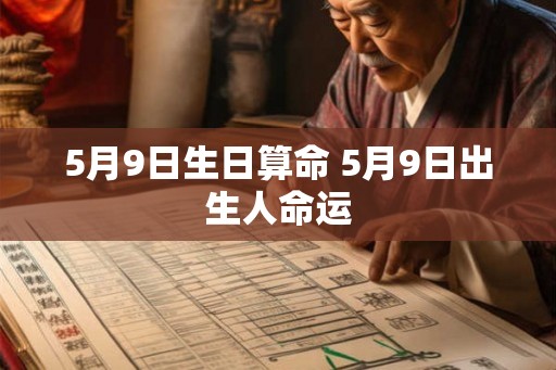 5月9日生日算命 5月9日出生人命运 5月9日生日算命 5月9日出生人命运