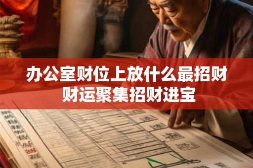 办公室财位上放什么最招财 财运聚集招财进宝