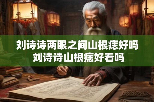 刘诗诗两眼之间山根痣好吗 刘诗诗山根痣好看吗