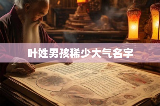 叶姓男孩稀少大气名字