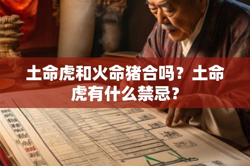 土命虎和火命猪合吗？土命虎有什么禁忌？