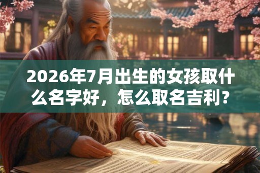 2026年7月出生的女孩取什么名字好,怎么取名吉利? 2026年7月出生的女孩取什么名字好,怎么取名吉利?