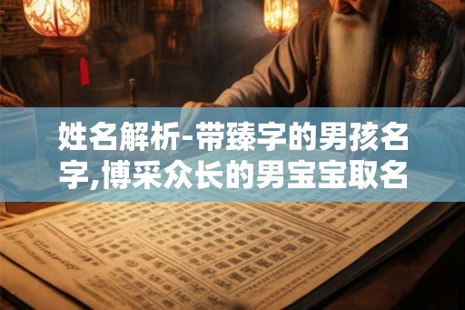 姓名解析-带臻字的男孩名字,博采众长的男宝宝取名