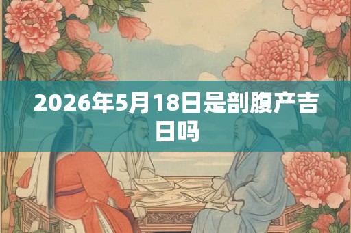 2026年5月18日是剖腹产吉日吗 2026年5月18日是剖腹产吉日吗