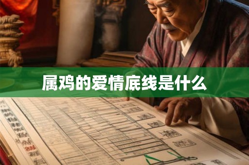 属鸡的爱情底线是什么 属鸡的爱情底线是什么