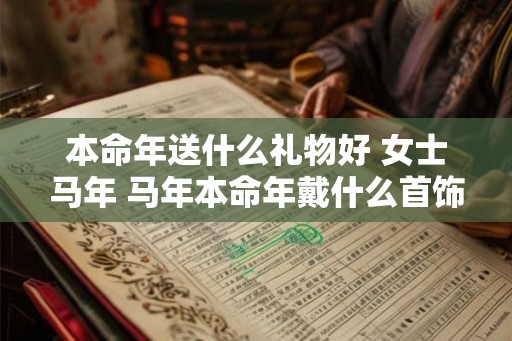 本命年送什么礼物好 女士马年 马年本命年戴什么首饰