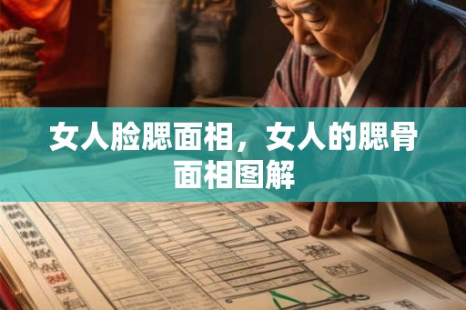 女人脸腮面相，女人的腮骨面相图解