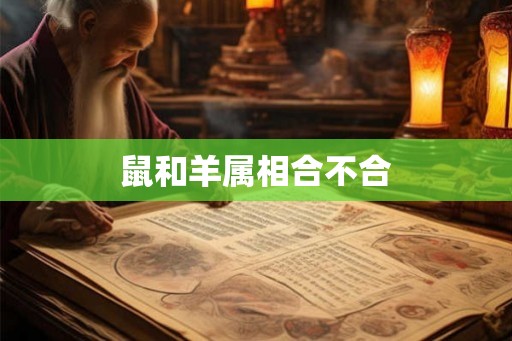 鼠和羊属相合不合