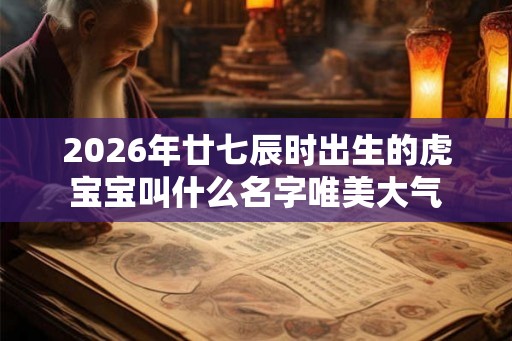 2026年廿七辰时出生的虎宝宝叫什么名字唯美大气