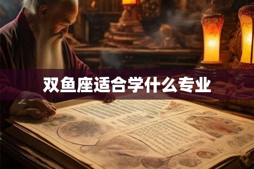 双鱼座适合学什么专业