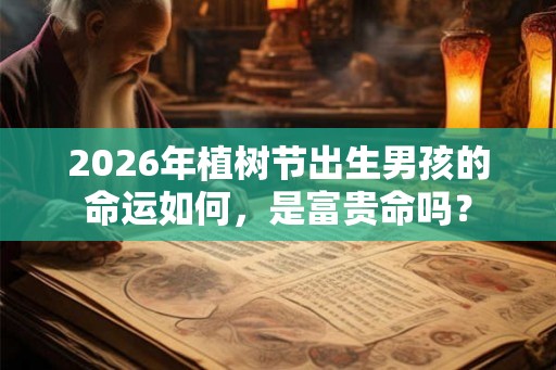 2026年植树节出生男孩的命运如何,是富贵命吗? 2026年植树节出生男孩的命运如何,是富贵命吗?