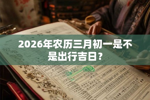 2026年农历三月初一是不是出行吉日？