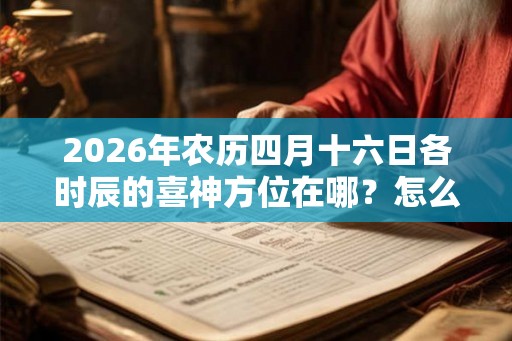 2026年农历四月十六日各时辰的喜神方位在哪？怎么祭拜喜神？