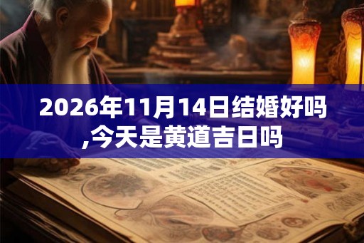 2026年11月14日结婚好吗,今天是黄道吉日吗 2026年11月14日结婚好吗,今天是黄道吉日吗